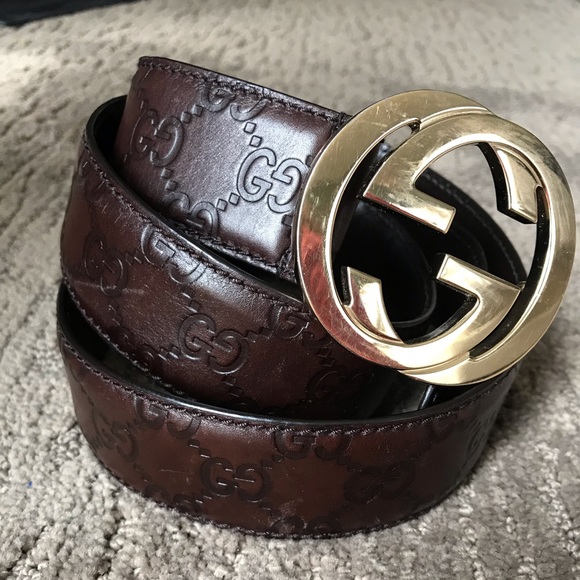Gucci Accessories - Leather Gucci Belt